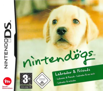 Nintendogs - Labrador & Chingudeul (Korea) box cover front